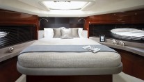 SuperYacht Princess 72 guest cabin - Image courtesy of Princess Yachts International